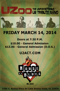UZoo at House Of Blues Orlando